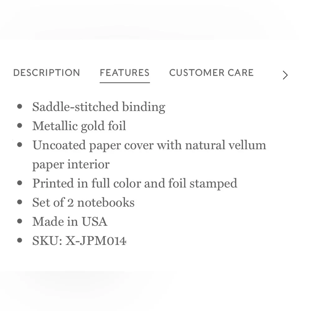 New! Rifle Paper Co. Notepad & Pocket Notebook Set - Picture 5 of 10